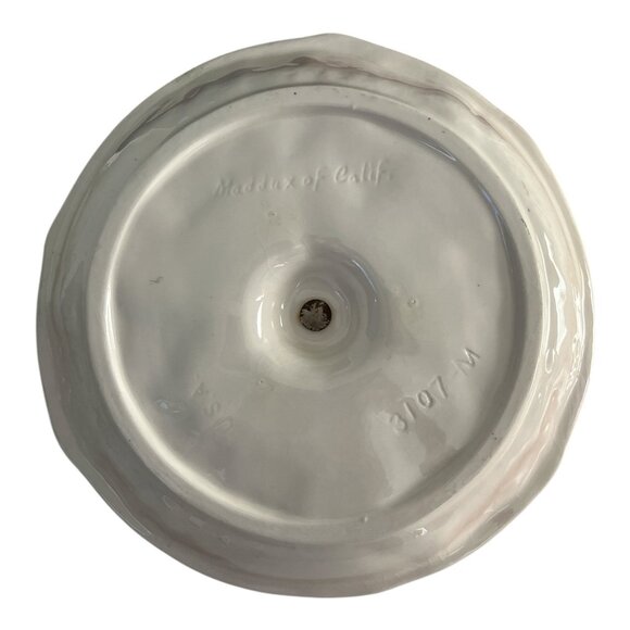 Vintage Maddux of California Ceramic Handled Dish Grapevine Pattern USA 3107-M - Picture 3 of 4